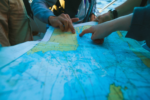 Квест  на парусной яхте «Точка координат»